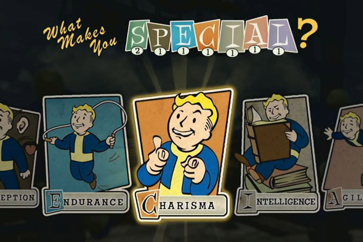 Fallout 76 : Compétences, cartes S.P.E.C.I.A.L.